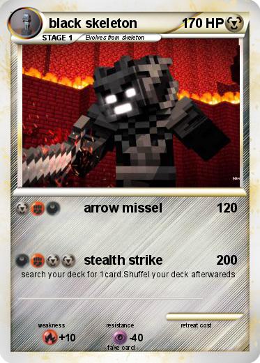 Pokemon black skeleton