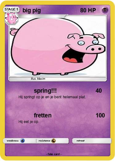 Pokemon big pig