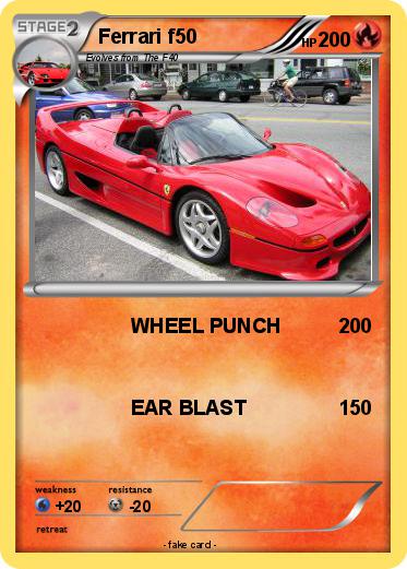 Pokemon Ferrari f50