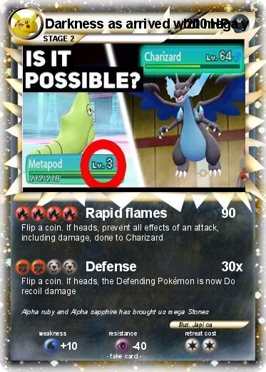 Pokemon Darkness as arrived whit mega y