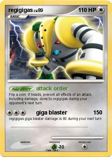 Pokemon regigigas