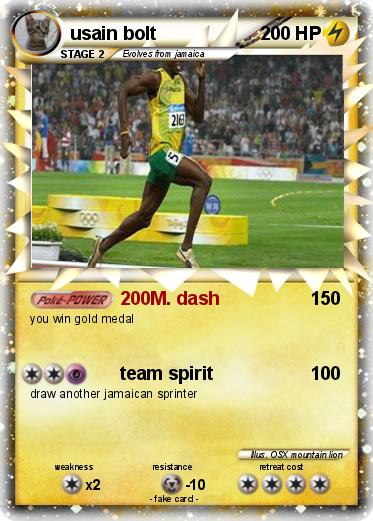 Pokemon usain bolt