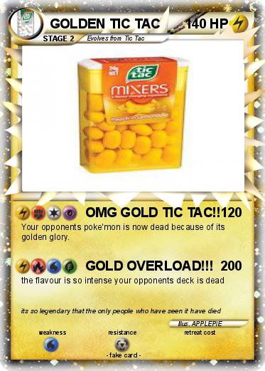 Pokemon GOLDEN TIC TAC