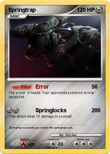 Pokemon Springtrap
