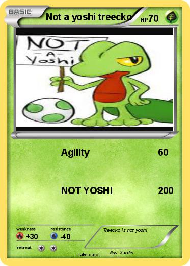 Pokemon Not a yoshi treecko