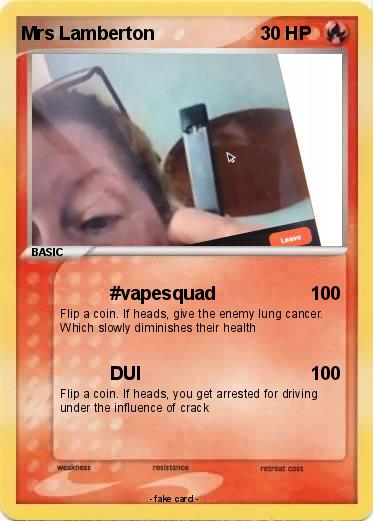 Pokemon Mrs Lamberton