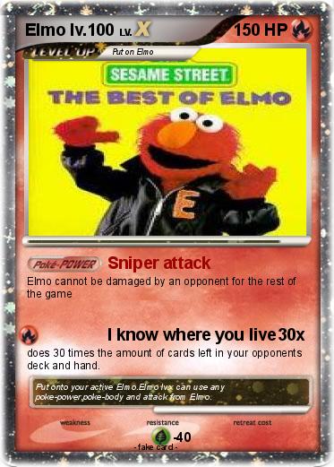 Pokemon Elmo lv.100