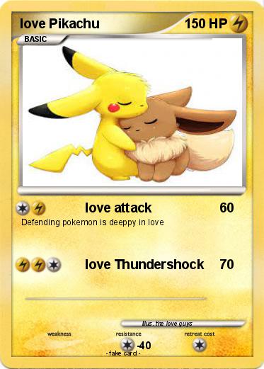 Pokemon love Pikachu