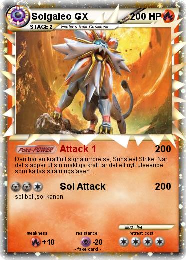 Pokemon Solgaleo GX