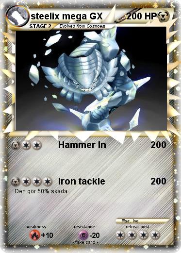 Pokemon steelix mega GX
