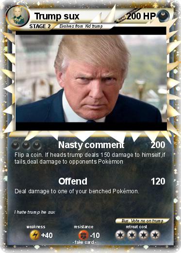Pokemon Trump sux