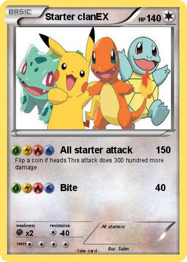 Pokemon Starter clanEX