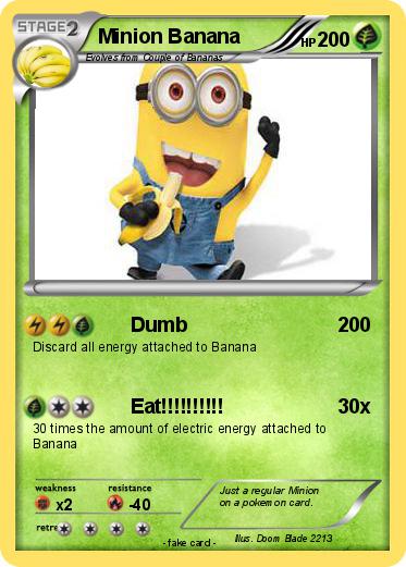 Pokemon Minion Banana