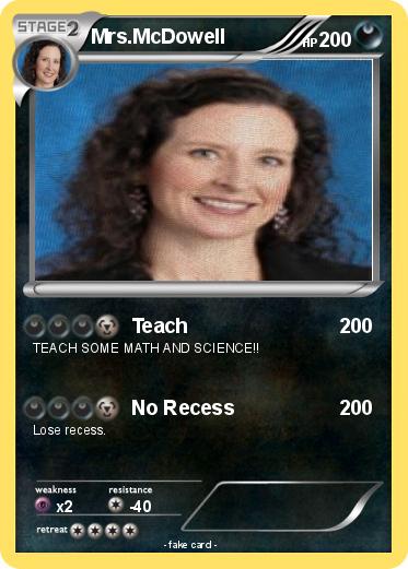 Pokemon Mrs.McDowell