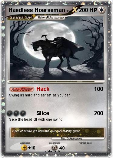 Pokemon Haedless Hoarseman