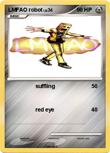 Pokemon LMFAO robot