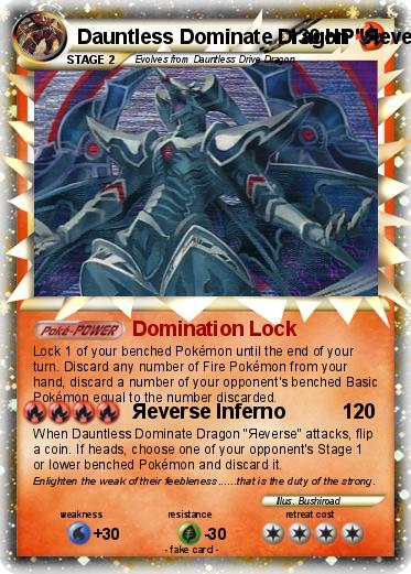Pokemon Dauntless Dominate Dragon "Яeverse"