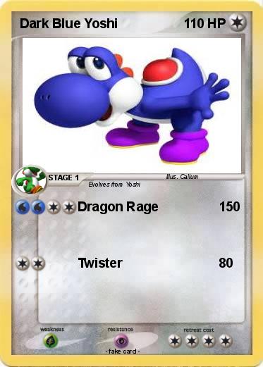 Pokemon Dark Blue Yoshi