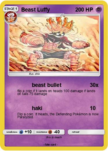 Pokemon Beast Luffy