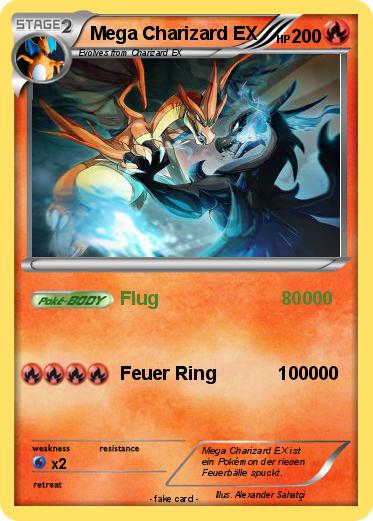 Pokemon Mega Charizard EX