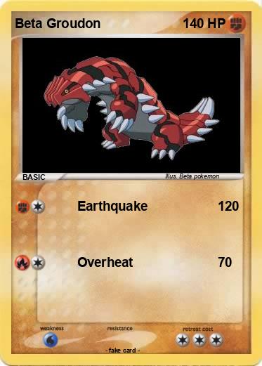Pokemon Beta Groudon