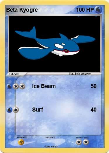 Pokemon Beta Kyogre