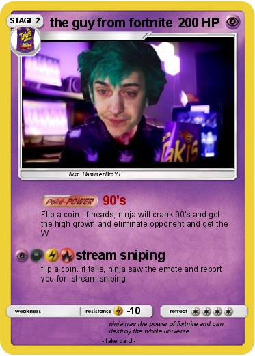Pokemon the guy from fortnite