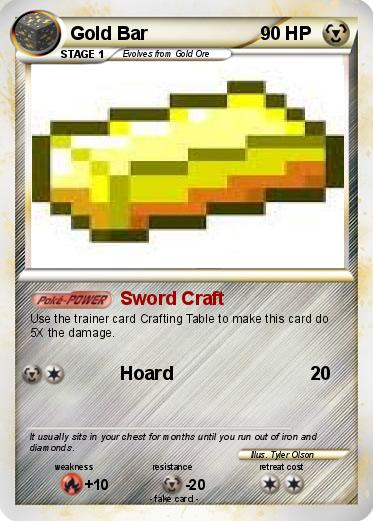 Pokemon Gold Bar