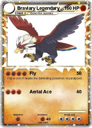 Pokemon Braviary Legendary