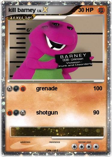 Pokemon kill barney