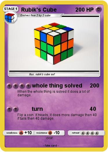 Pokemon Rubik's Cube