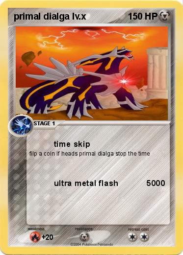 Pokemon primal dialga lv.x                   