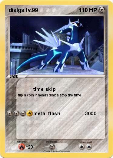 Pokemon dialga lv.99                   