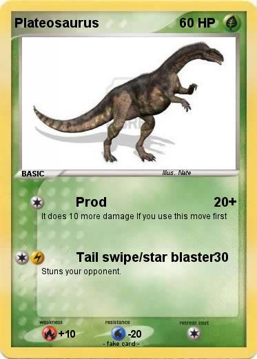 Pokemon Plateosaurus