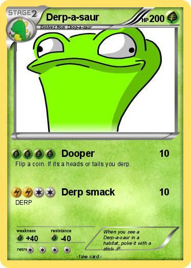 Pokemon Derp-a-saur