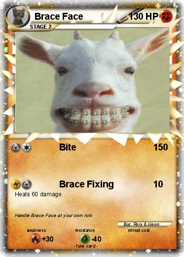 Pokemon Brace Face