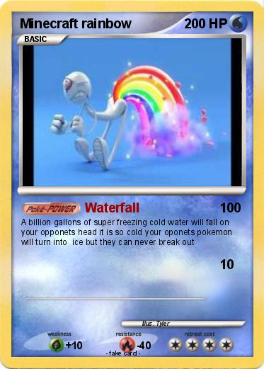 Pokemon Minecraft rainbow