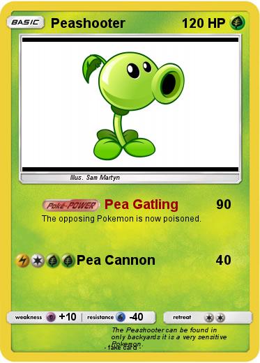 Pokemon Peashooter