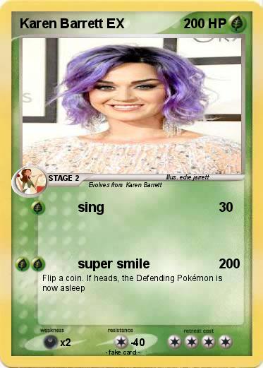 Pokemon Karen Barrett EX