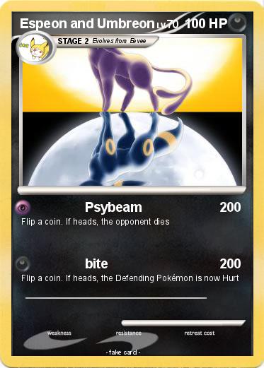 Pokemon Espeon and Umbreon