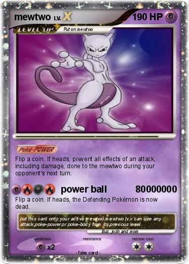 Pokemon mewtwo