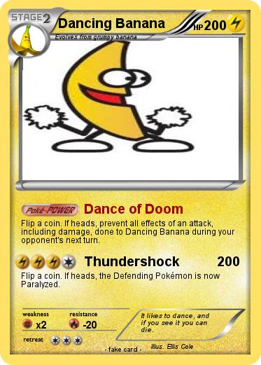 Pokemon Dancing Banana