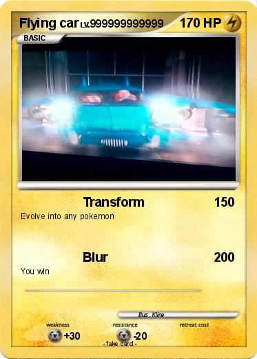 Pokemon Flying car