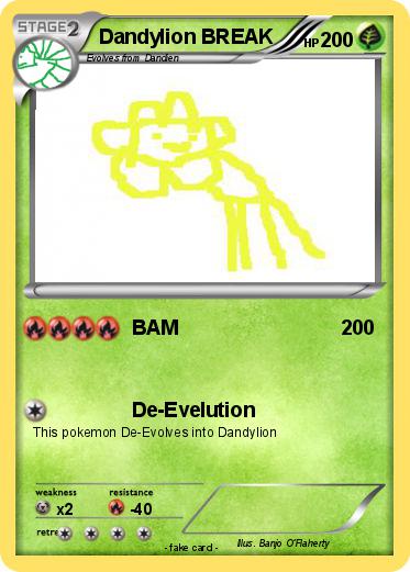Pokemon Dandylion BREAK