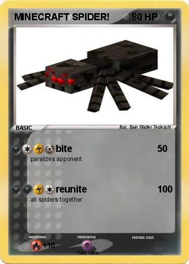 Pokemon MINECRAFT SPIDER!