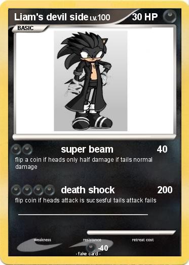 Pokemon Liam's devil side