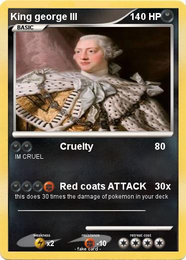 Pokemon King george III