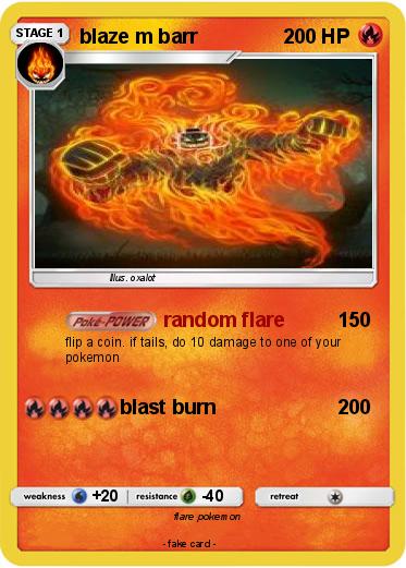 Pokemon blaze m barr