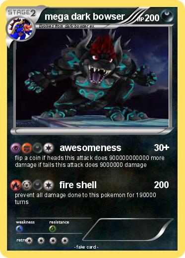 Pokemon mega dark bowser