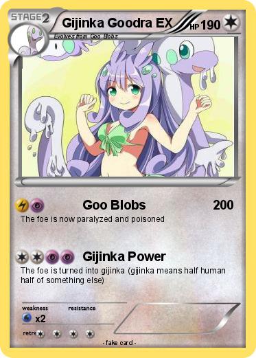 Pokemon Gijinka Goodra EX